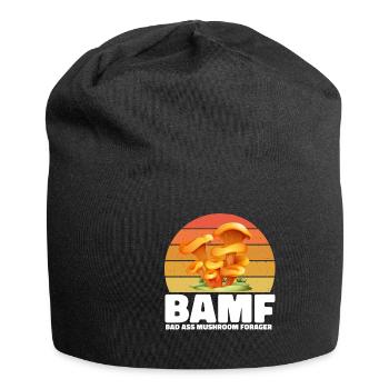 Mushroom pickers and mushroom friends - Jersey Beanie - black - Front