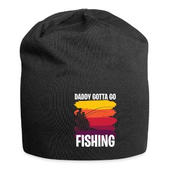 Father's Day gift for dad for Men's Day - Jersey Beanie - black - Front