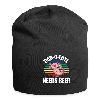 Cadeau de fête des pères pour papa pour la fête des hommes - Bonnet en jersey - noir - Devant