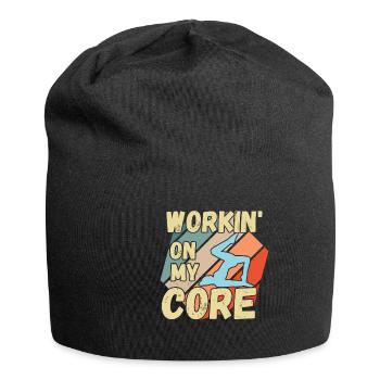 Meditation, Zen Yoga and Pilates - Jersey Beanie - black - Front