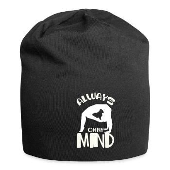 Meditation, Zen Yoga and Pilates - Jersey Beanie - black - Front