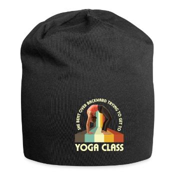 Meditation, Zen Yoga and Pilates - Jersey Beanie - black - Front