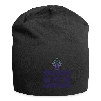 Meditation, Zen Yoga und Pilates - Jersey-Beanie - Schwarz - Vorne