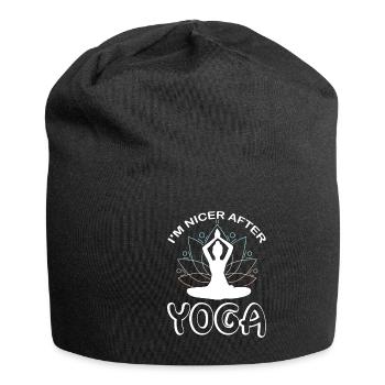 Méditation, Zen Yoga et Pilates - Bonnet en jersey - noir - Devant