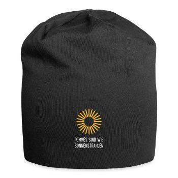 Pommes - Jersey-Beanie - Schwarz - Vorne