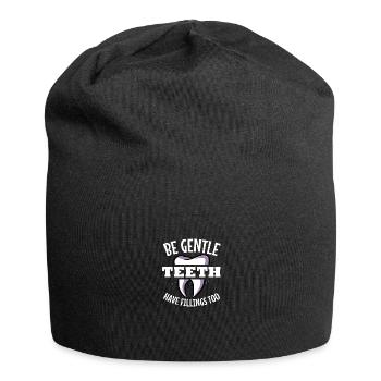 Zahnhygieniker Zahnarzt Zähne Mundhygiene - Jersey-Beanie - Schwarz - Vorne
