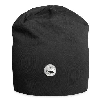 Full Moon - Coffee - - Jersey Beanie - black - Front