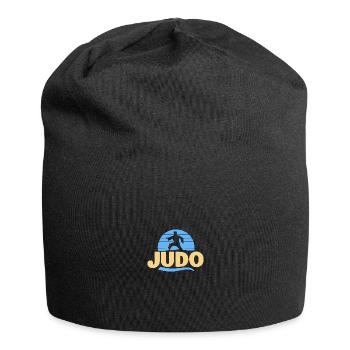 Judo-Junge Stärke Kampfsport Gürtel Präsent - Jersey-Beanie - Schwarz - Vorne