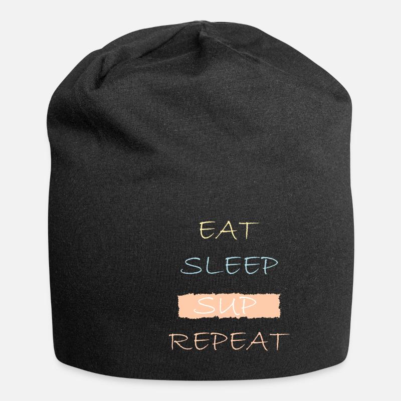 SUP - Jersey-Beanie - Schwarz