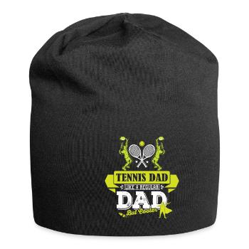 Tennis Vater cooler Papa - Jersey-Beanie - Schwarz - Vorne