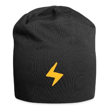 lightning - Jersey Beanie - black - Front