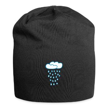 Wolke Regen - Jersey-Beanie - Schwarz - Vorne