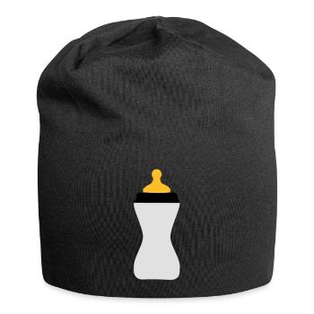 biberon - Bonnet en jersey - noir - Devant