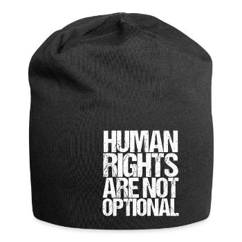 Human Rights Gaza Free Palestine Middle East - Jersey Beanie - black - Front