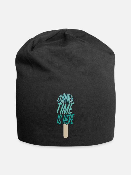 Summer is Here - Jersey-Beanie - Schwarz