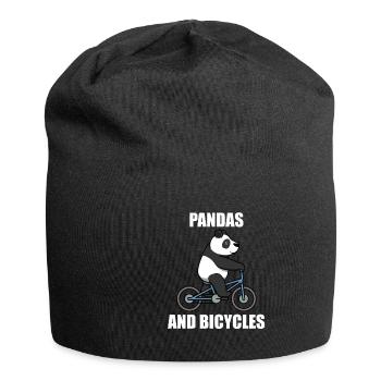 Eucalyptus, panda, ours, ours - Bonnet en jersey - noir - Devant