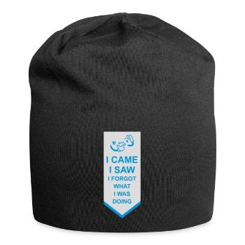Je suis venu voir oublier - Bonnet en jersey - noir - Devant