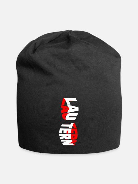 Kaiserslautern Lautern Deutschland Stadt Schrift - Jersey-Beanie - Schwarz
