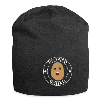 Potato Squad Gemüse, Gesundes Essen, Hobbykoch - Jersey-Beanie - Anthrazit - Vorne