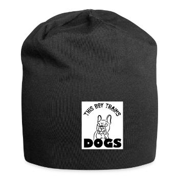 Dressage de chiens Funny Saying Dog Obéissance - Bonnet en jersey - noir - Devant