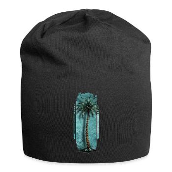 Solitaire : Palmier solitaire - Bonnet en jersey - noir - Devant