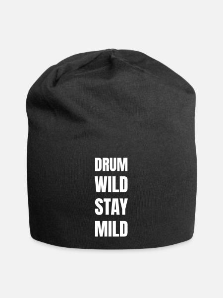 Schlagzeuger in der Band - Jersey-Beanie - Schwarz