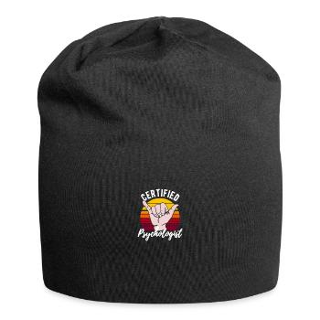 Certified Psychologist - Jersey Beanie - black - Front
