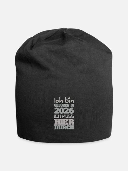 2026 - Jersey-Beanie - Schwarz
