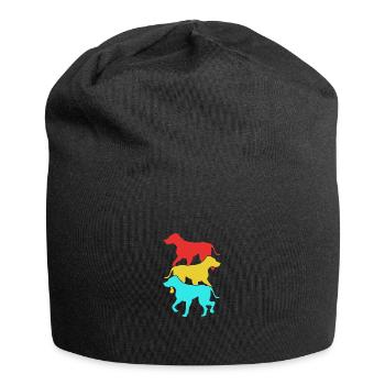 Rhodésian Ridgeback - Bonnet en jersey - noir - Devant