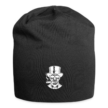 L’esthétique gothique du crâne rencontre le style d’Halloween - Bonnet en jersey - noir - Devant