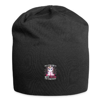 Muss jetzt los mein Einhorn steht im Halteverbot - Jersey-Beanie - Schwarz - Vorne