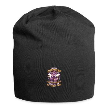 Ich bin Chemiker wenn ich renne solltest du auch! - Jersey-Beanie - Schwarz - Vorne