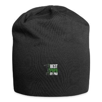 Funny Best Papa By Par Father's Day Funny Golf - Jersey Beanie - black - Front