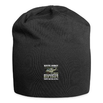 Pilot Hubschrauber Helikopter - Jersey-Beanie - Schwarz - Vorne