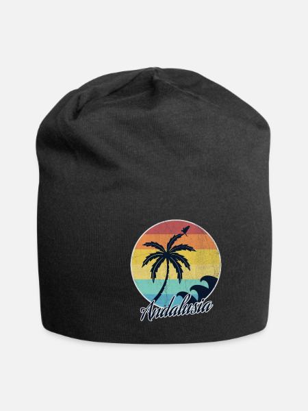 Andalusien - Jersey-Beanie - Schwarz
