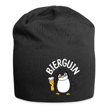 Bierguin Penguin Bier Bierpong Saufen Sauftour Bie - Bonnet en jersey - noir - Devant