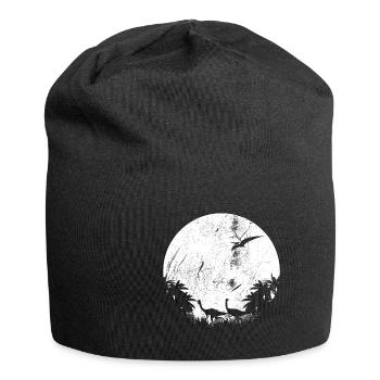 Gallimimus Dino Lizard - Bonnet en jersey - noir - Devant