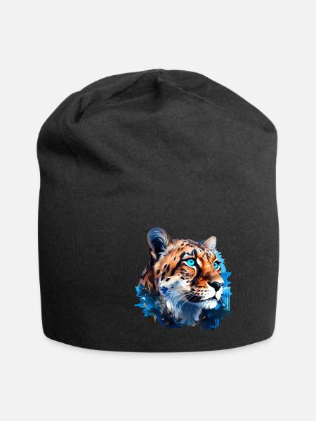 Gepard - Jersey-Beanie - Schwarz