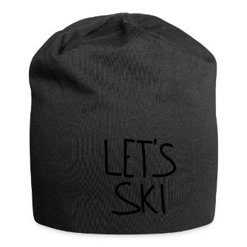 Let's ski - Jersey Beanie - black - Front