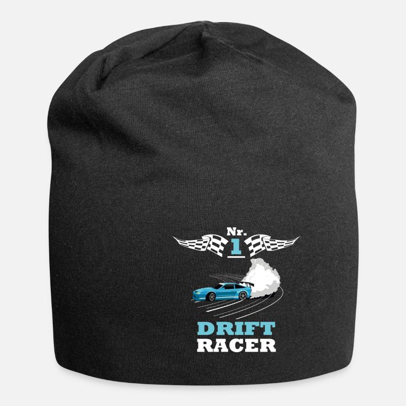 No. 1 Drift Racer - Jersey Beanie - black