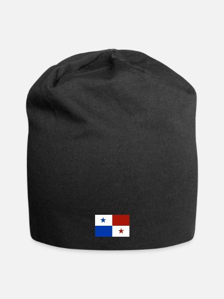 Panama Flagge - Jersey-Beanie - Schwarz