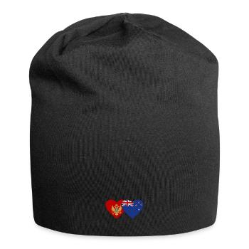 Monténégro Drapeau néo-zélandais - Bonnet en jersey - noir - Devant
