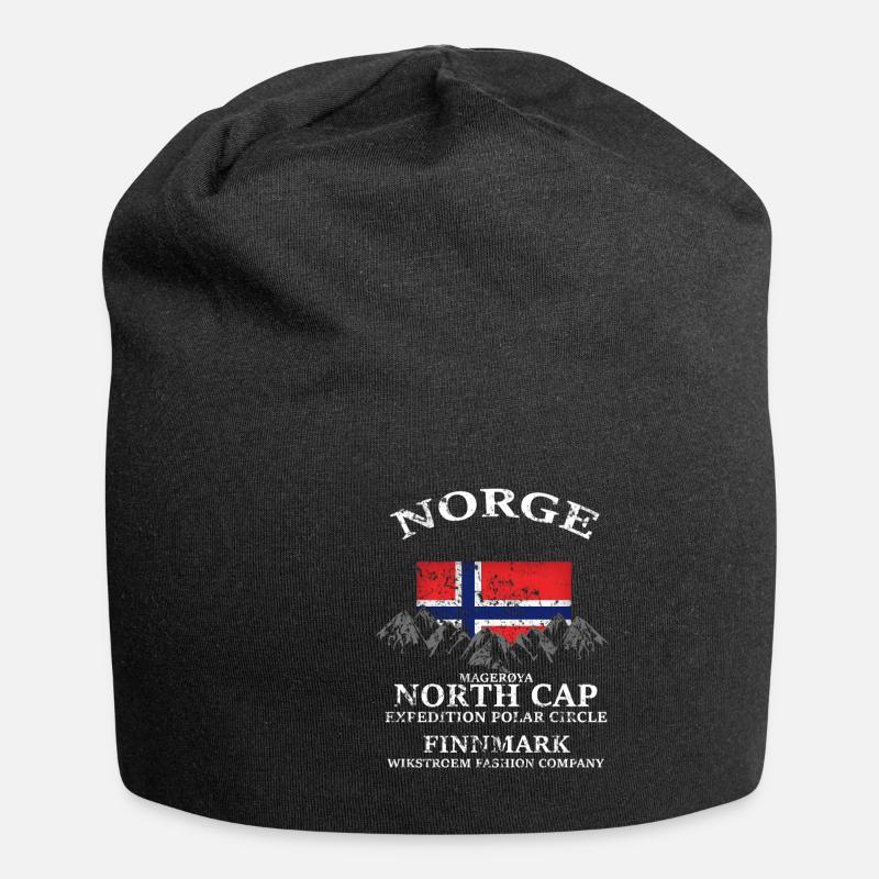 Wikstroem Norway Expedition Arctic Circle North Cape - Jersey Beanie - black