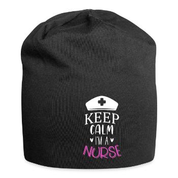infirmière - Bonnet en jersey - noir - Devant