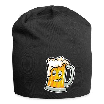 Bier - Jersey-Beanie - Schwarz - Vorne