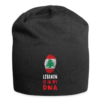 Le Liban est dans mon ADN / idée de cadeau - Bonnet en jersey - noir - Devant