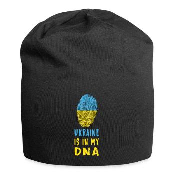 Ukraine is in my DNA / Gift Idea - Jersey Beanie - black - Front