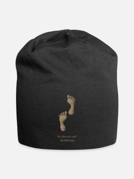 Spiekeroog Sand - Jersey-Beanie - Schwarz