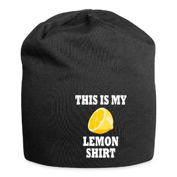 Jus de citron exotique citron citron citron - Bonnet en jersey - noir - Devant