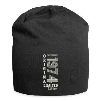 Original December 1974 48th birthday gift - Jersey Beanie - black - Front